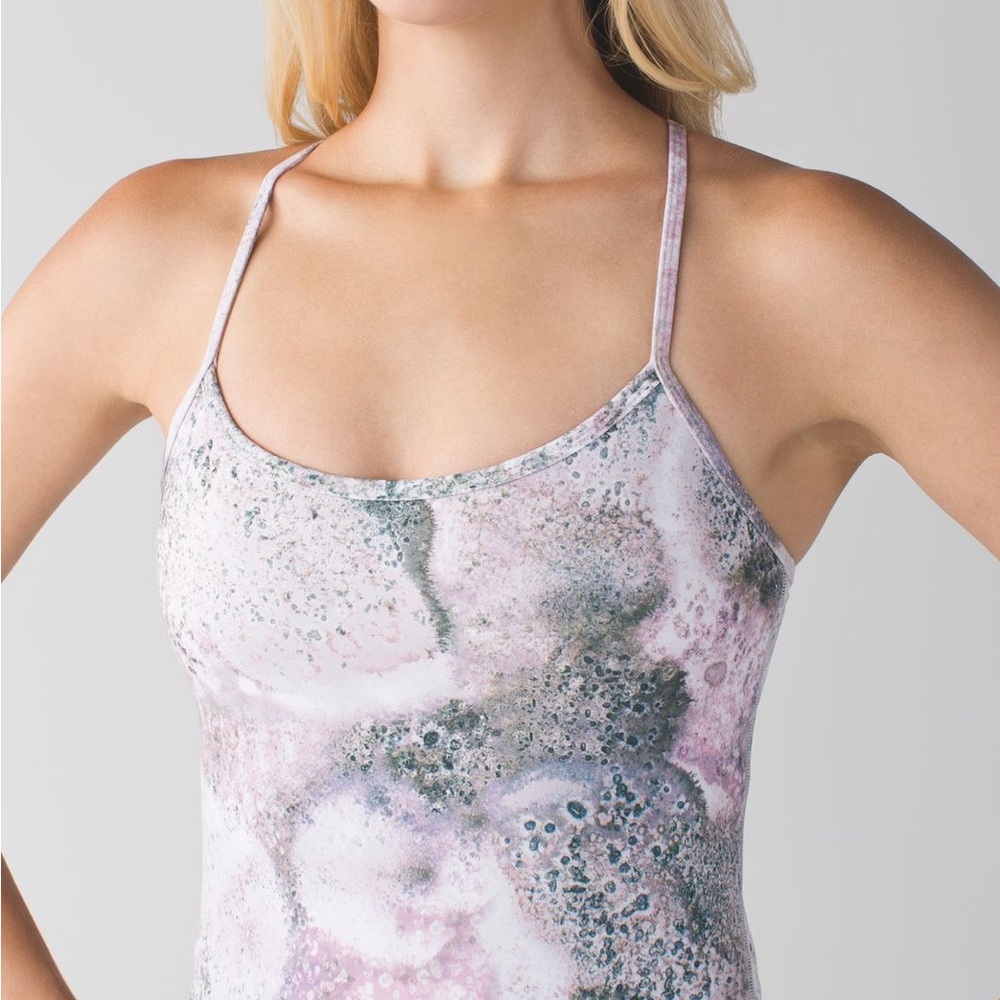 LULULEMON POWER Y TANK LUON SUGAR CRUSH MULTI PRINT